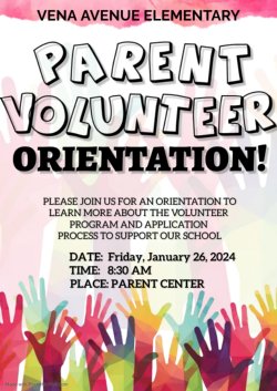 Volunteer Orientation Flyer